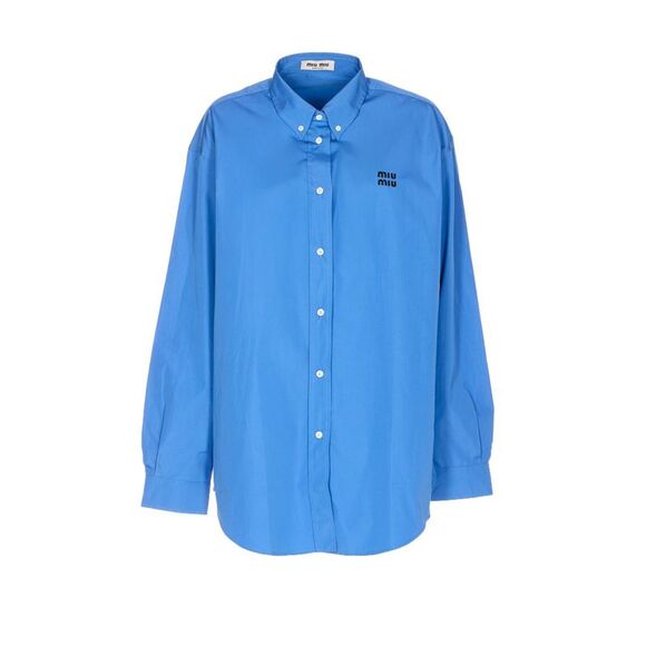Miu Miu Women Miu Miu Logo Shirt
